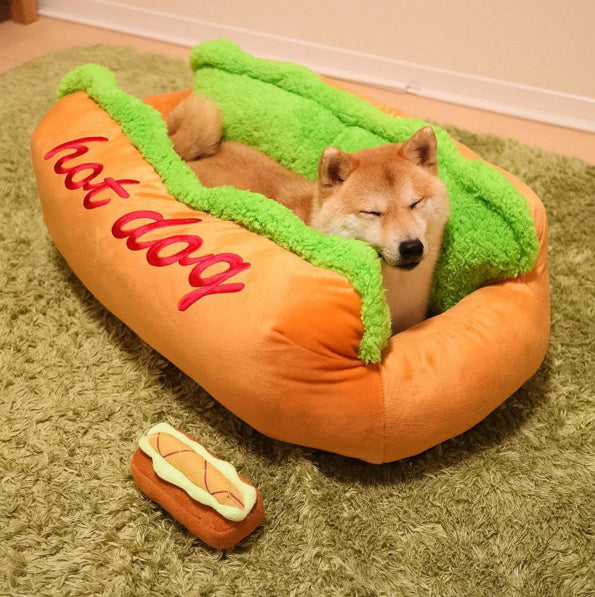 Hot-Dog-Design Pet Bed (15% OFF on Qty>2)