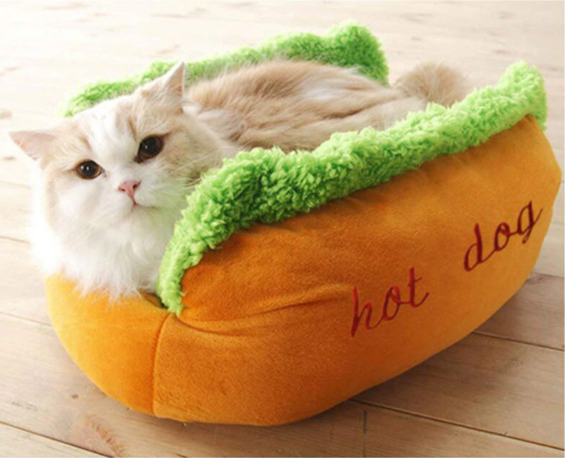 Hot-Dog-Design Pet Bed (15% OFF on Qty>2)